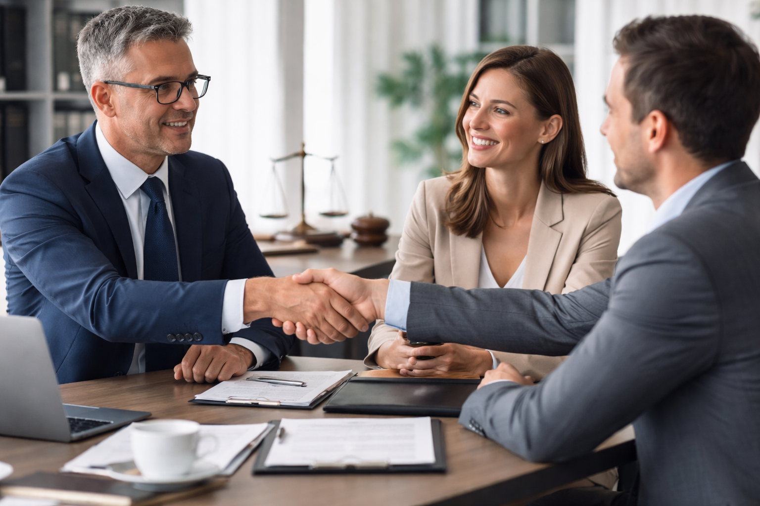 business discussion in a modern office